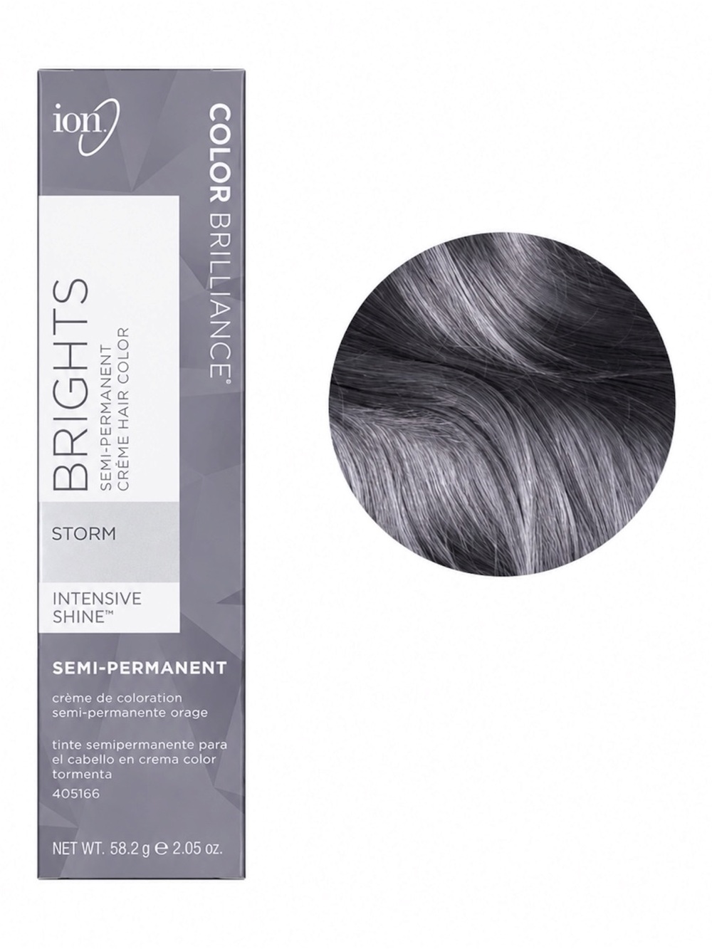 ION BRIGHTS SEMI-PERMANENT COLOUR IN STORM - BNIB